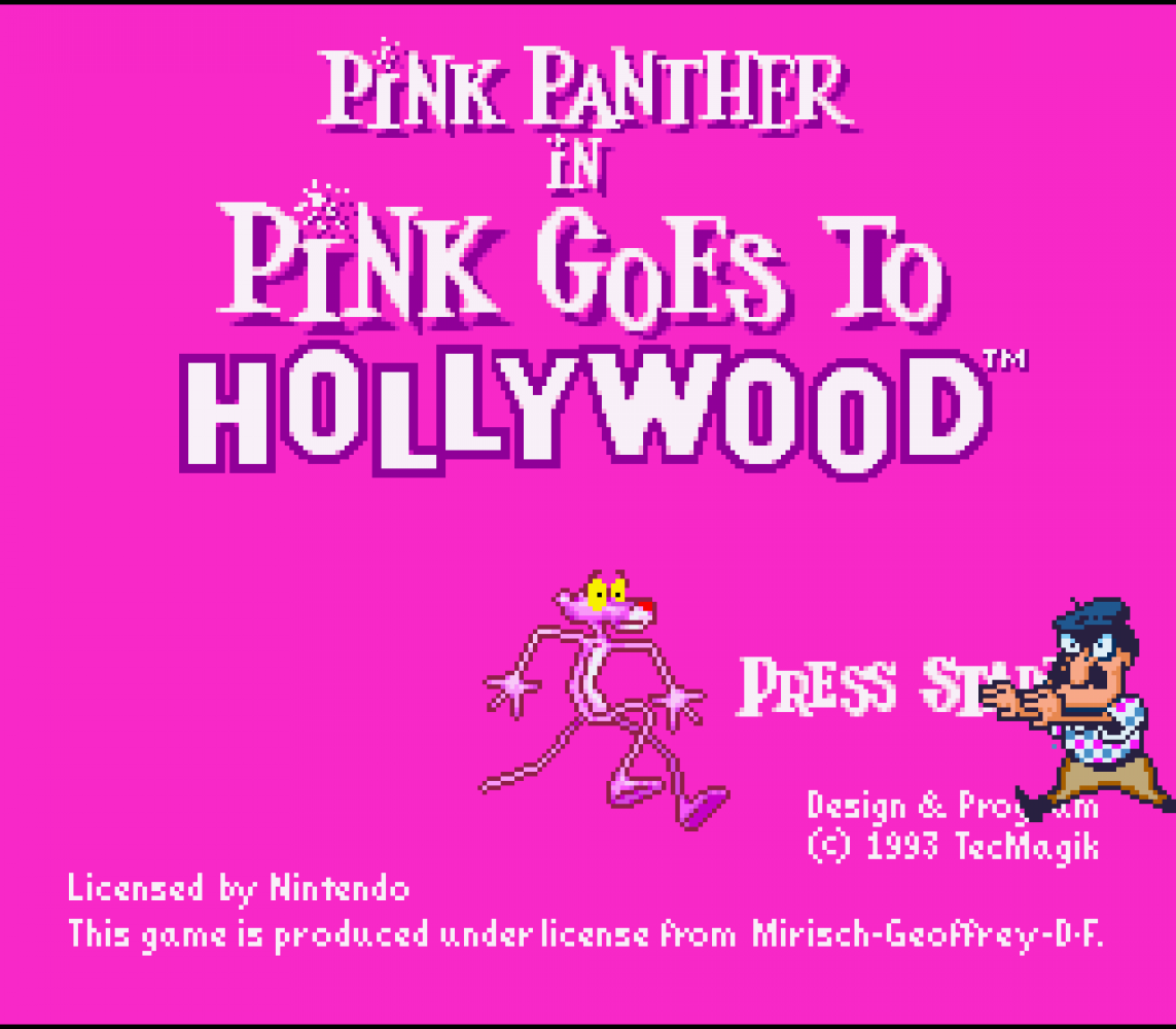 Pink Goes to Hollywood